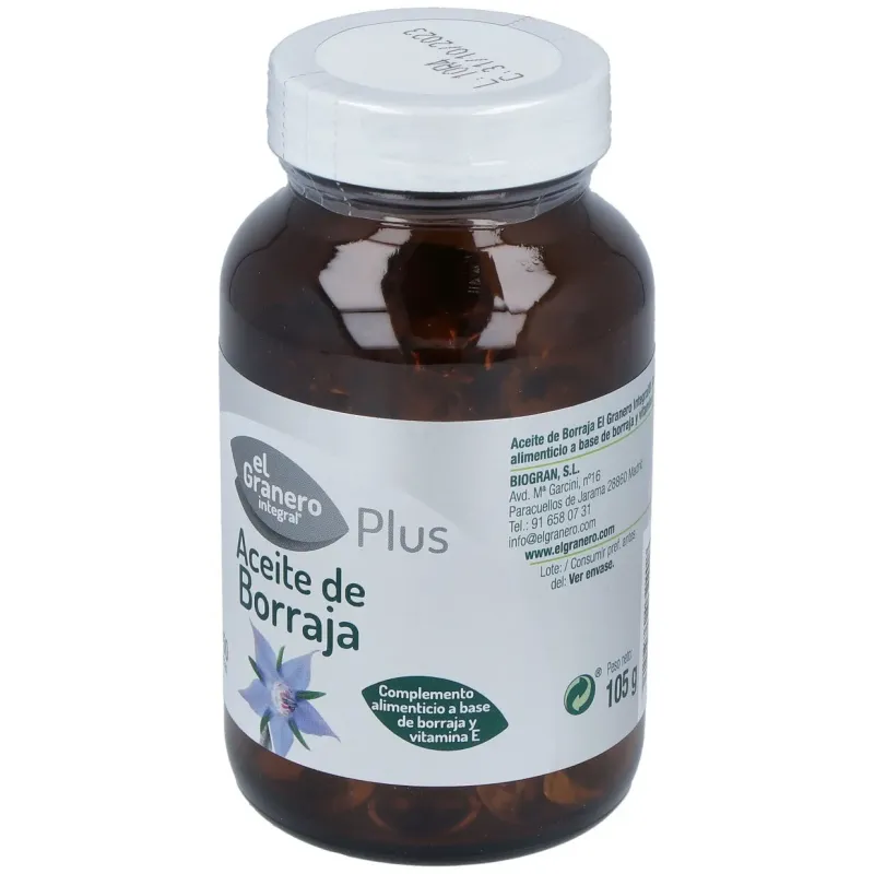 El Granero Aceite de Borraja 150 Perlas | Farmacia Barata