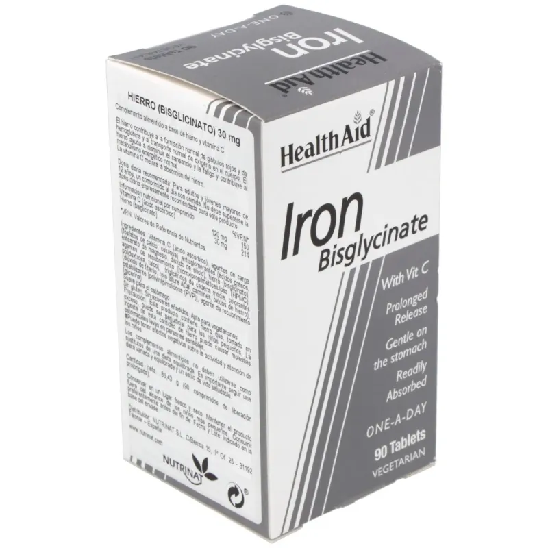 Health Aid Hierro + Vitamina C 30 mg | Farmacia Barata Health Aid Hierro + Vitamina C 30 mg | Farmacia Barata