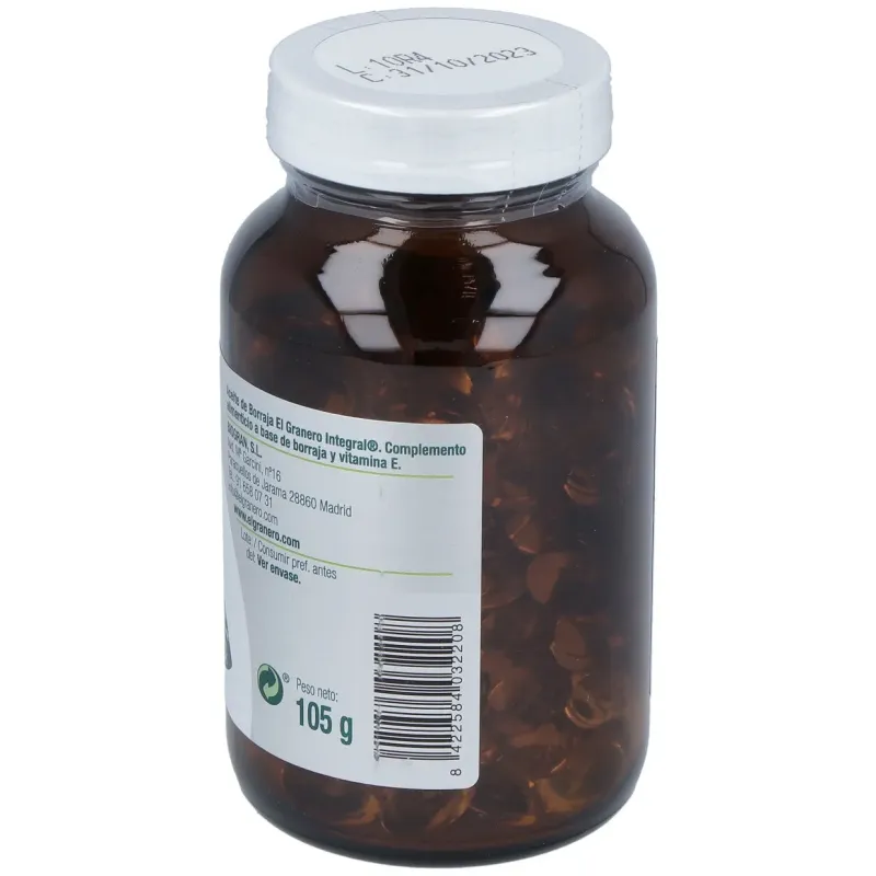El Granero Aceite de Borraja 150 Perlas | Farmacia Barata