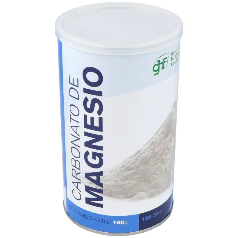 Carbonato de Magnesio 180 gr GHF | Farmacia Barata Carbonato de Magnesio 180 gr GHF | Farmacia Barata