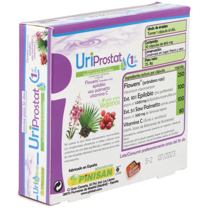 Pinisan Uriprostat 30 Cápsulas | Farmacia Barata Pinisan Uriprostat 30 Cápsulas | Farmacia Barata