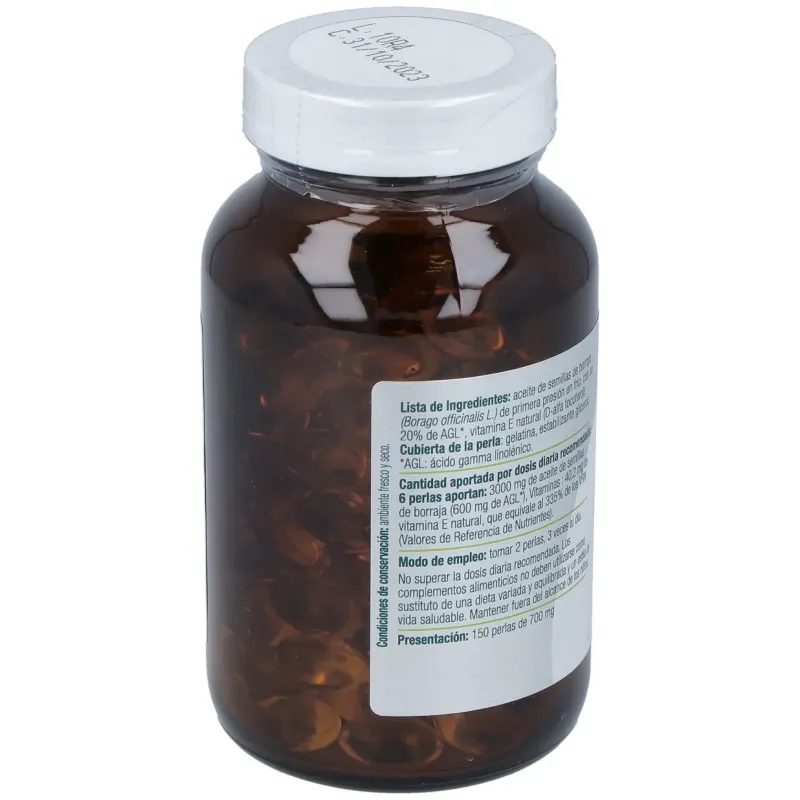 El Granero Aceite de Borraja 150 Perlas | Farmacia Barata