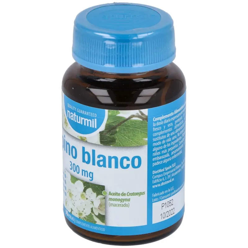 Espino Blanco 300 mg 90 Perlas Naturmil | Farmacia Barata