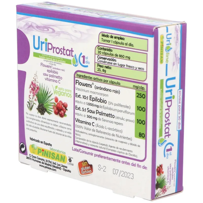 Pinisan Uriprostat 30 Cápsulas | Farmacia Barata Pinisan Uriprostat 30 Cápsulas | Farmacia Barata