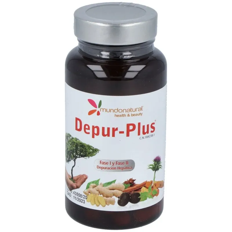 Mundo Natural Depur Plus 60 Cápsulas | Farmacia Barata