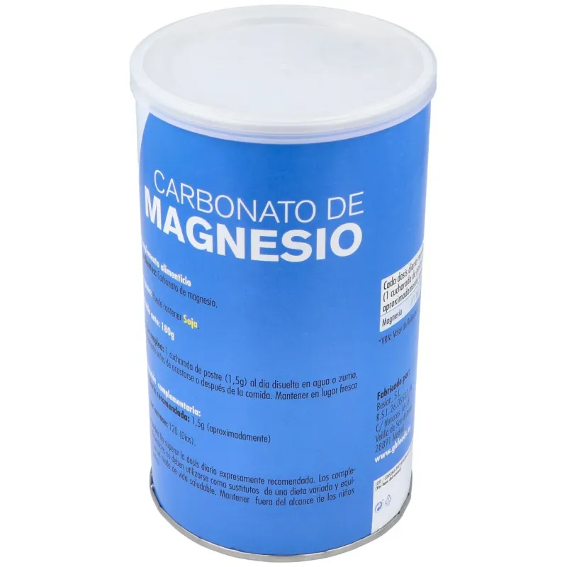 Carbonato de Magnesio 180 gr GHF | Farmacia Barata Carbonato de Magnesio 180 gr GHF | Farmacia Barata