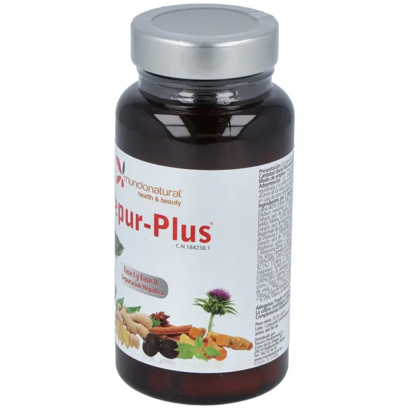 Mundo Natural Depur Plus 60 Cápsulas | Farmacia Barata