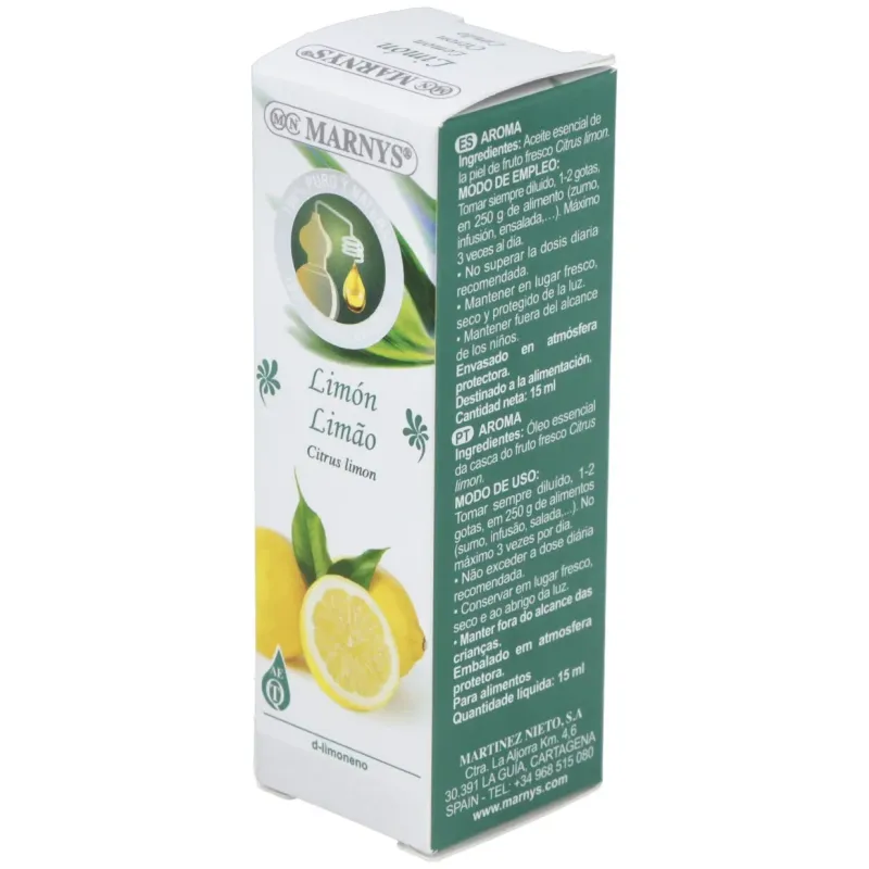 Marnys Limón Aceite Esencial Alimentario | Farmacia Barata Marnys Limón Aceite Esencial Alimentario | Farmacia Barata