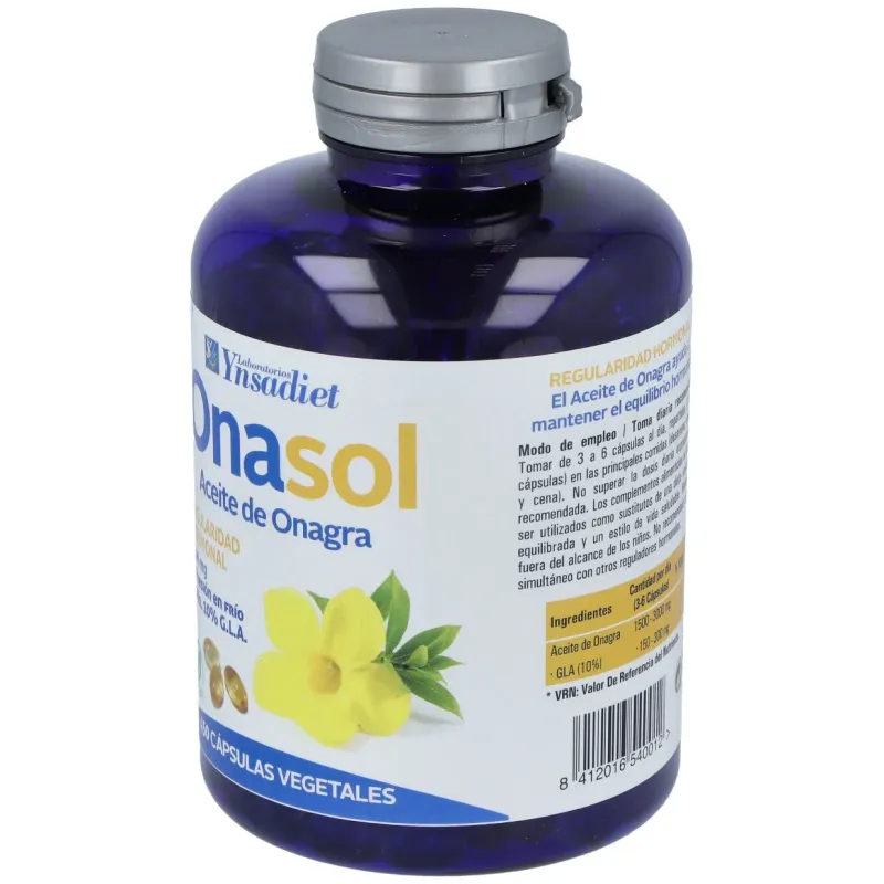 Aceite de Onagra 500 mg 450 Perlas | Farmacia Barata Aceite de Onagra 500 mg 450 Perlas | Farmacia Barata