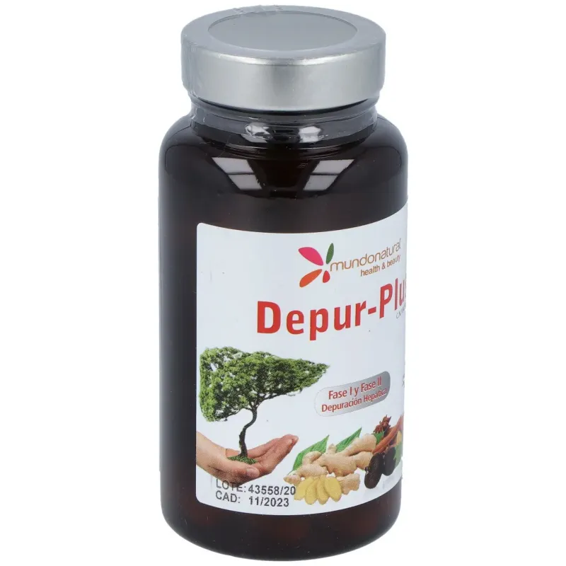Mundo Natural Depur Plus 60 Cápsulas | Farmacia Barata