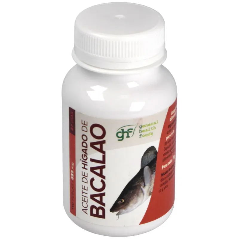 GHF Hígado de Bacalao 500 mg 110 Perlas | Farmacia Barata