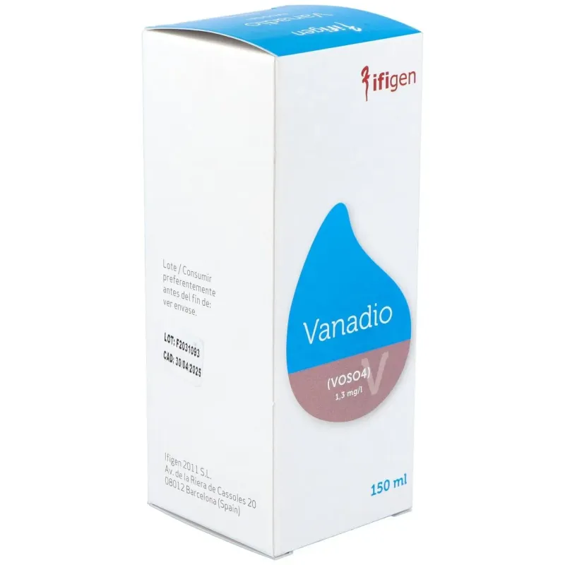 Vanadio Oligoelementos 150 ml Ifigen | Farmacia Barata