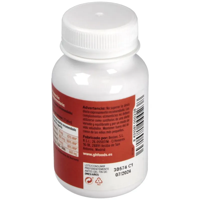 GHF Hígado de Bacalao 500 mg 110 Perlas | Farmacia Barata