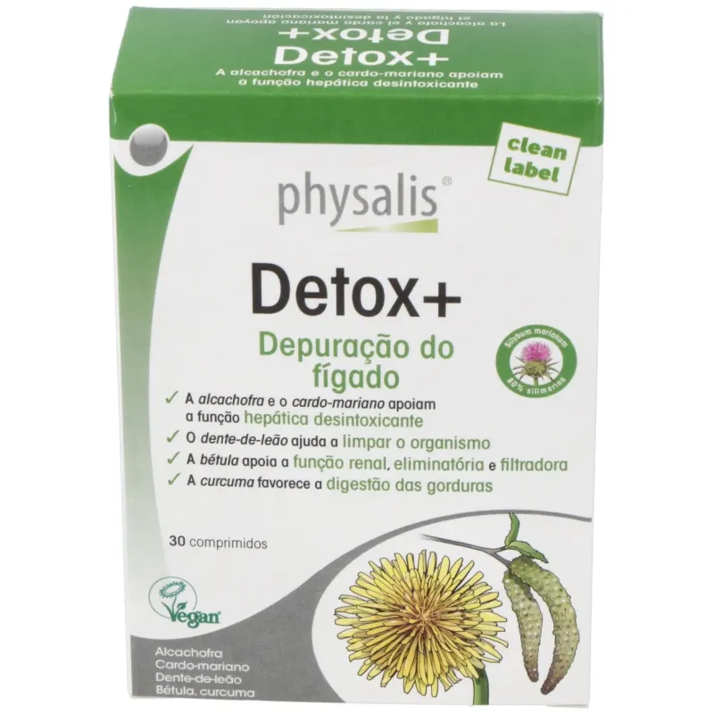 Physalis Detox+ 30 comprimidos | Farmacia Barata