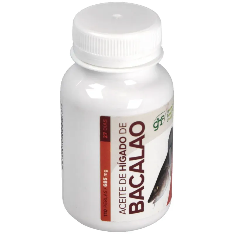 GHF Hígado de Bacalao 500 mg 110 Perlas | Farmacia Barata