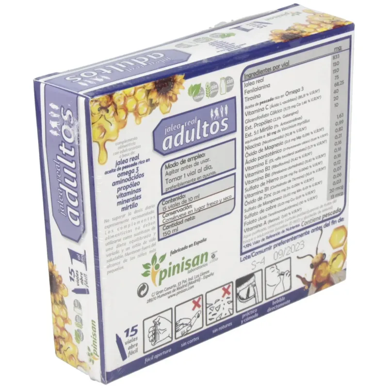 Pinisan Jalea Real Adultos 15 Viales | Farmacia Barata