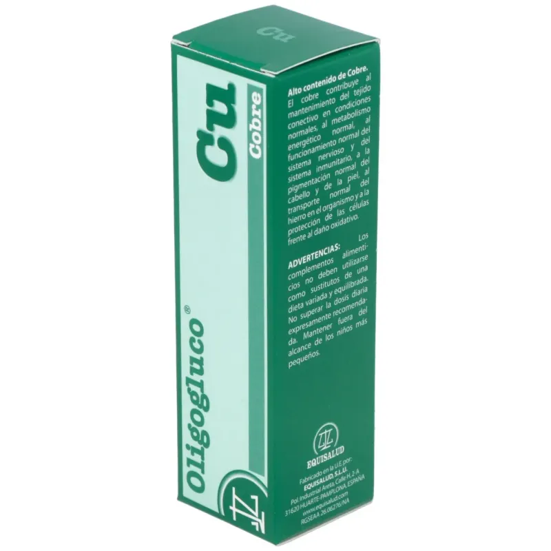 Equisalud Oligogluco-Cu Cobre, 30 ml | Farmacia Barata Equisalud Oligogluco-Cu Cobre, 30 ml | Farmacia Barata