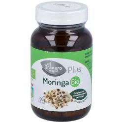 El Granero Moringa Bio, 90 cápsulas de 400 mg.