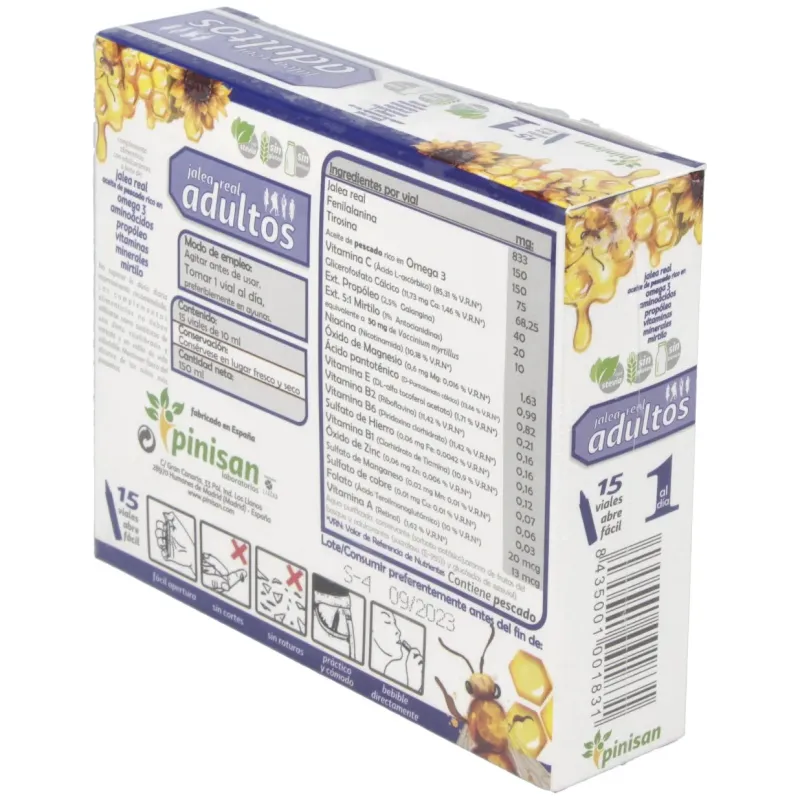 Pinisan Jalea Real Adultos 15 Viales | Farmacia Barata