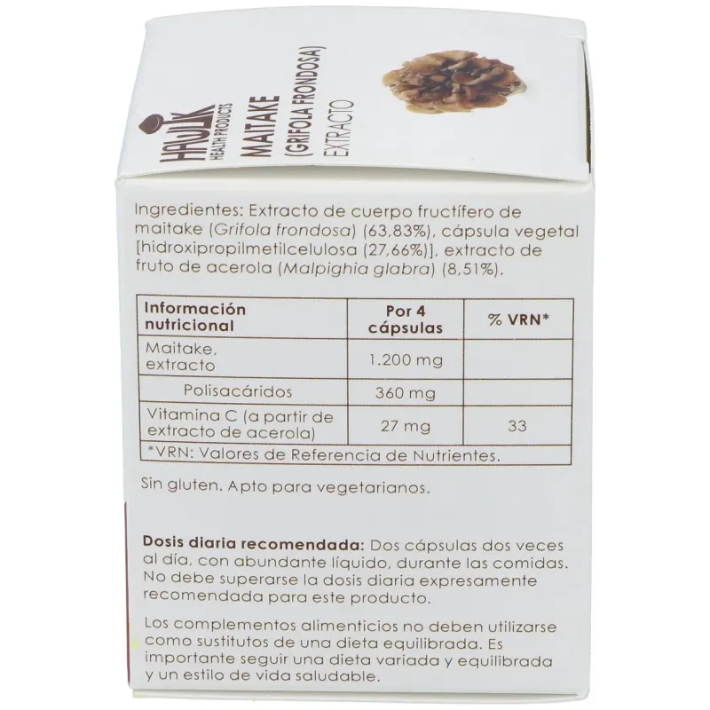 Hawlik Maitake Extracto Puro 60 cápsulas | Farmacia Barata Hawlik Maitake Extracto Puro 60 cápsulas | Farmacia Barata