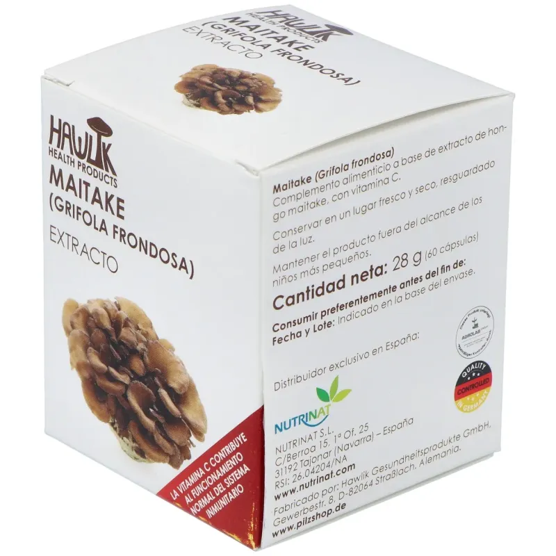 Hawlik Maitake Extracto Puro 60 cápsulas | Farmacia Barata Hawlik Maitake Extracto Puro 60 cápsulas | Farmacia Barata