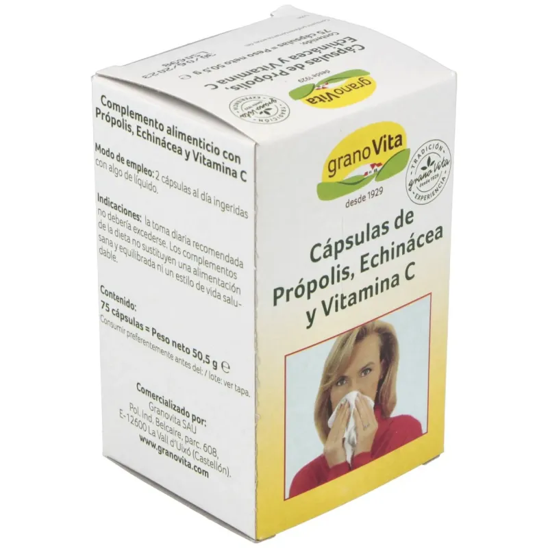 Granovita Propolis Complex 75 cápsulas | Farmacia Barata