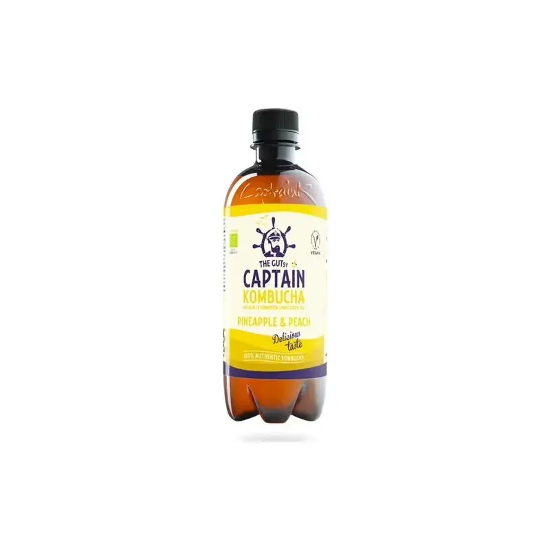 Captain Kombucha Piña y Melocotón 1L | Farmacia Barata Captain Kombucha Piña y Melocotón 1L | Farmacia Barata