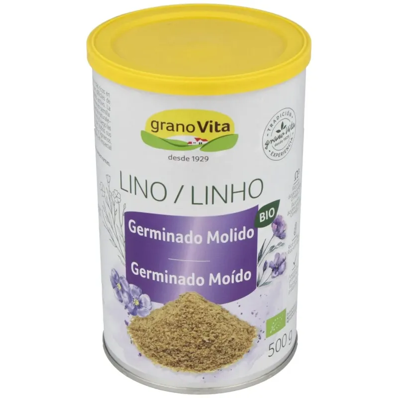 Granovita Lino Germinado Molido Bio 500 gr | Farmacia Barata Granovita Lino Germinado Molido Bio 500 gr | Farmacia Barata