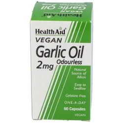 Health Aid Aceite de Ajo 2 mg 60 Cápsulas | Farmacia Barata