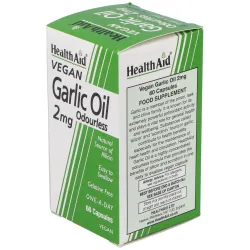 Health Aid Aceite de Ajo 2 mg 60 Cápsulas | Farmacia Barata