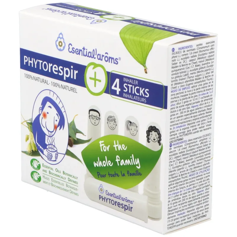 Esential Aroms Phytorespir 30 ml + 4 Sticks | Farmacia Barata