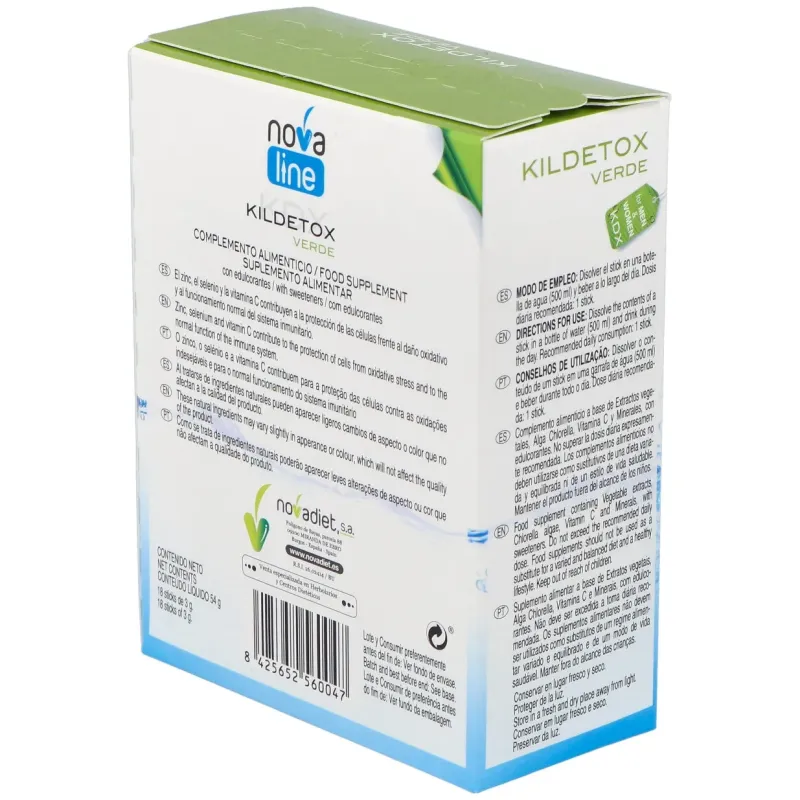 Novadiet Kildetox 18 Sobres | Farmacia Barata