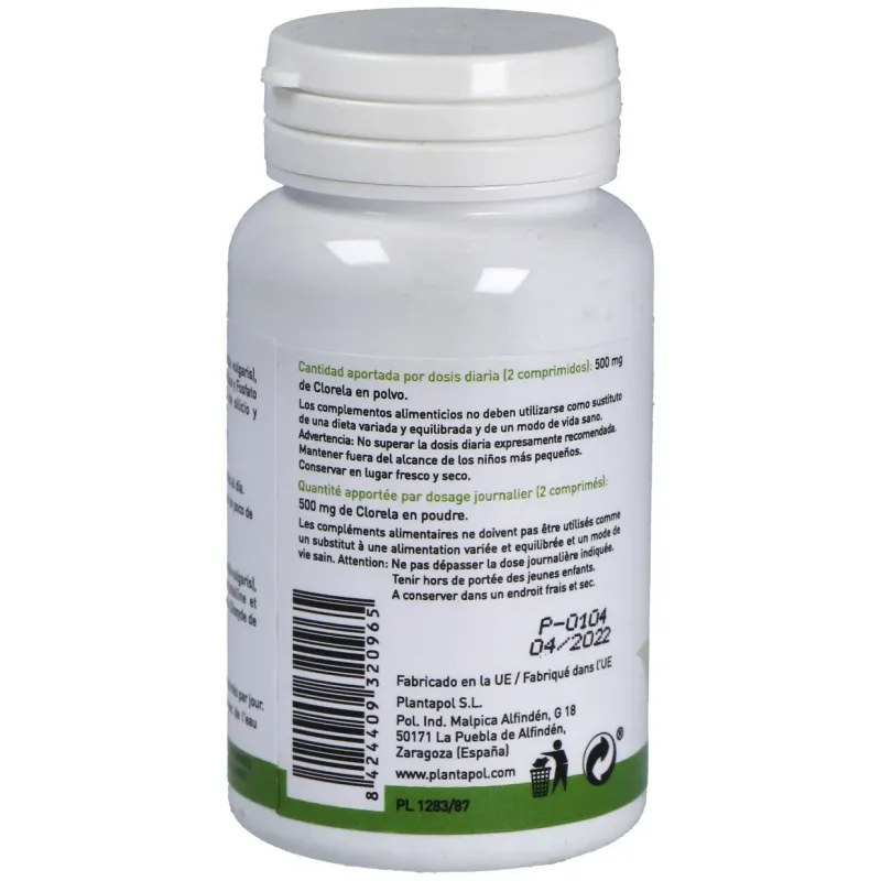 Plantapol Clorela 435 mg 60 comprimidos | Farmacia Barata Plantapol Clorela 435 mg 60 comprimidos | Farmacia Barata