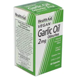 Health Aid Aceite de Ajo 2 mg 60 Cápsulas | Farmacia Barata