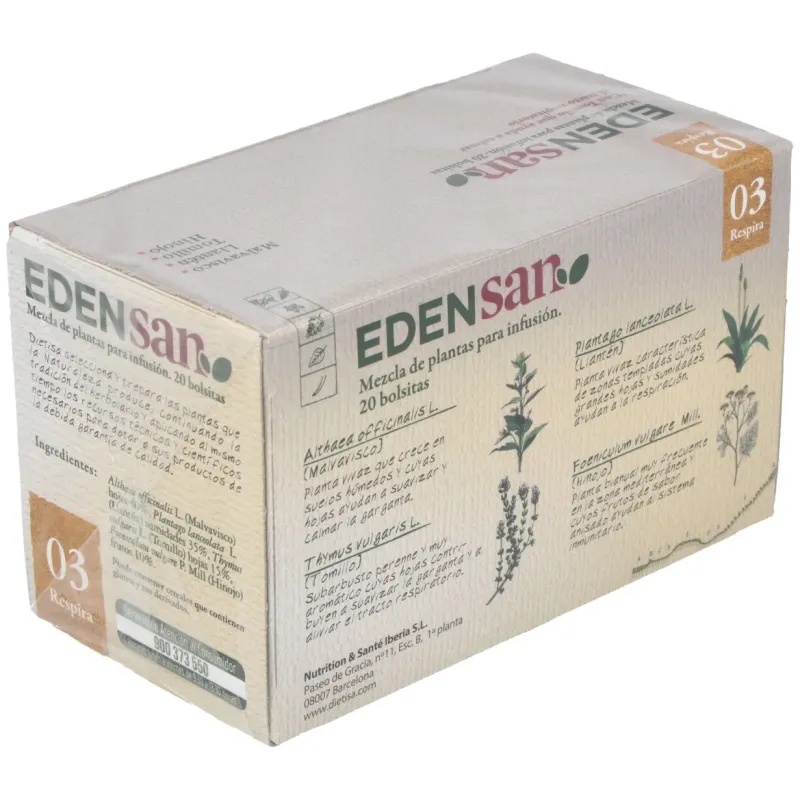 Edensan Respira 20 Infusiones | Farmacia Barata Edensan Respira 20 Infusiones | Farmacia Barata