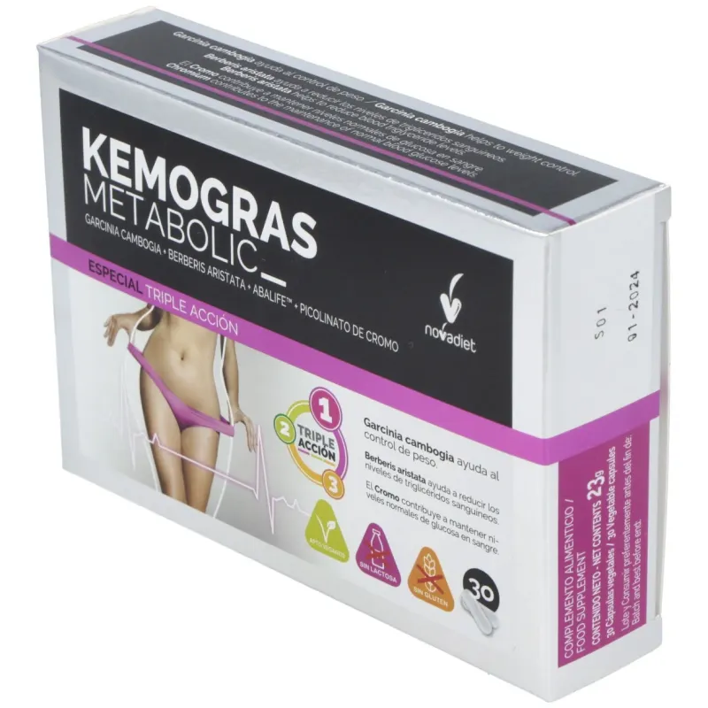 Kemogras Metabolic 30 Cápsulas | Farmacia Barata Kemogras Metabolic 30 Cápsulas | Farmacia Barata