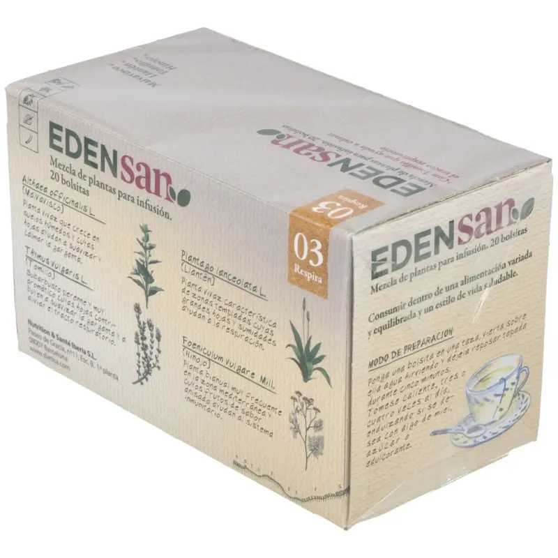 Edensan Respira 20 Infusiones | Farmacia Barata Edensan Respira 20 Infusiones | Farmacia Barata