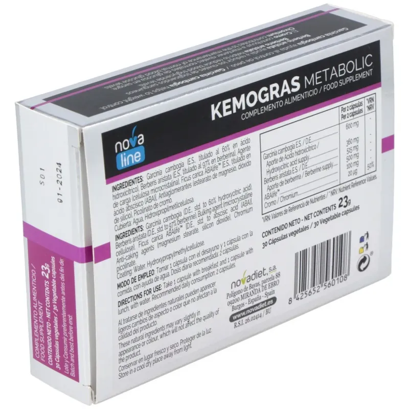Kemogras Metabolic 30 Cápsulas | Farmacia Barata Kemogras Metabolic 30 Cápsulas | Farmacia Barata