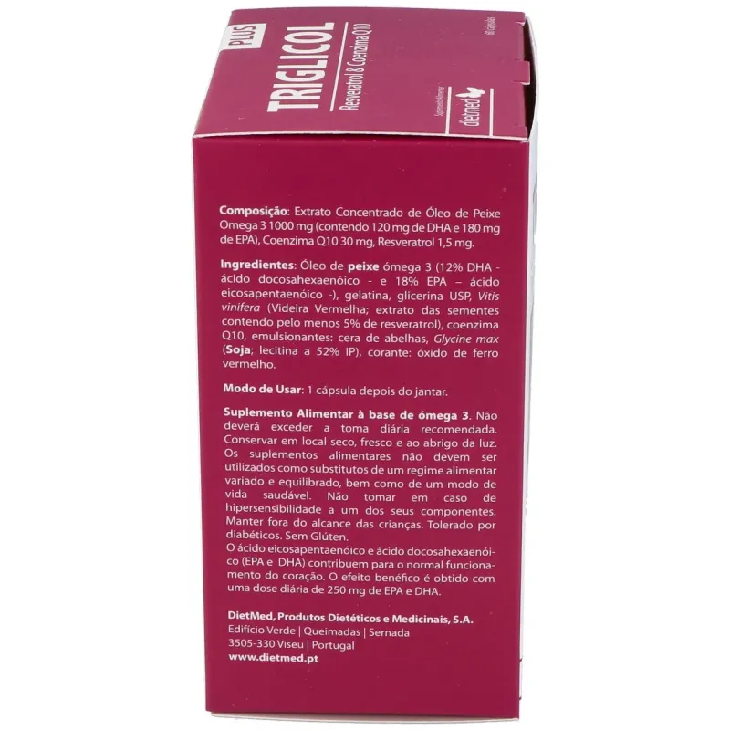 Dietmed Triglicol Plus 60 cápsulas | Farmacia Barata
