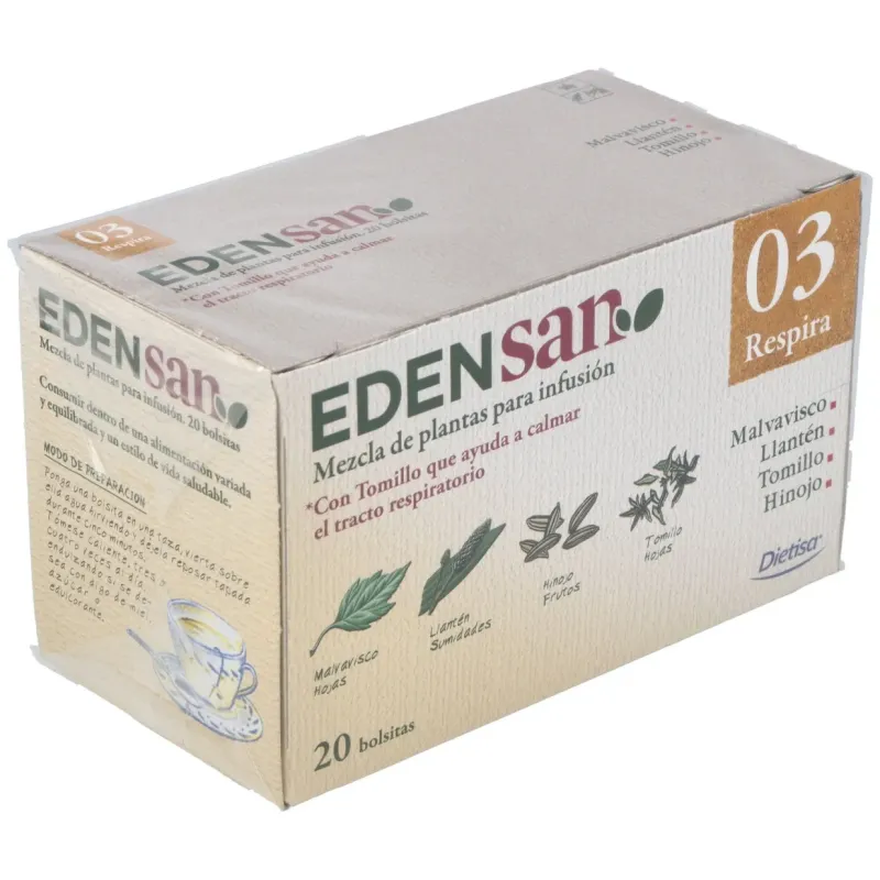 Edensan Respira 20 Infusiones | Farmacia Barata Edensan Respira 20 Infusiones | Farmacia Barata