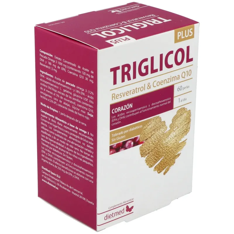 Dietmed Triglicol Plus 60 cápsulas | Farmacia Barata