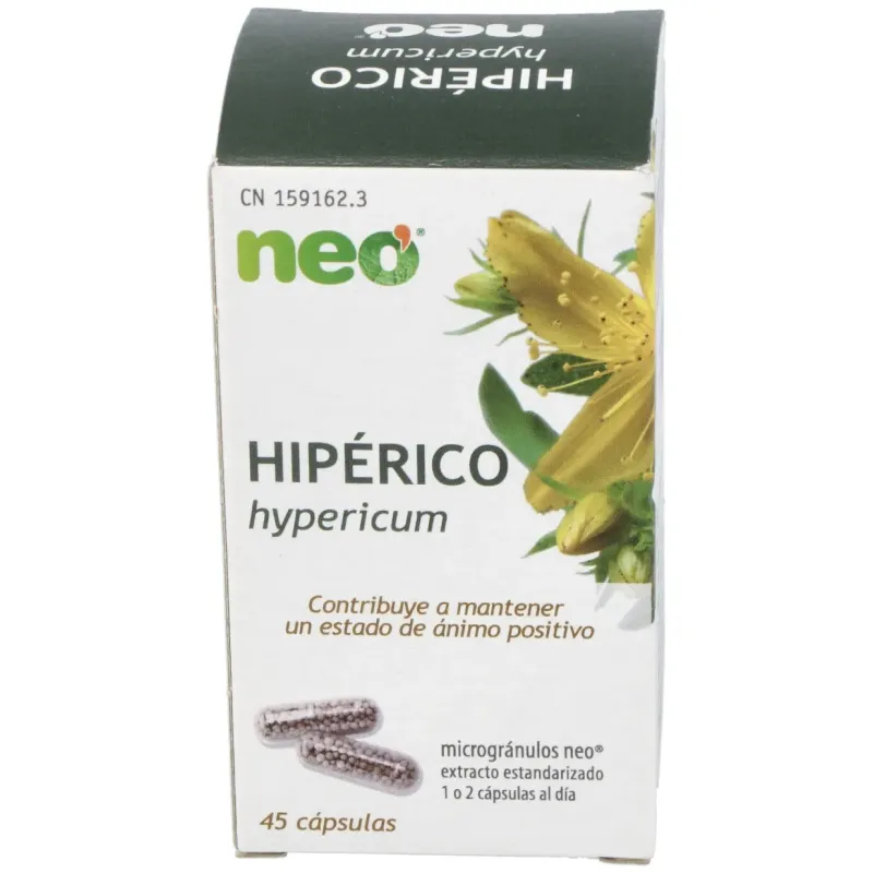 Neo Hipérico Microgránulos 45 cápsulas | Farmacia Barata