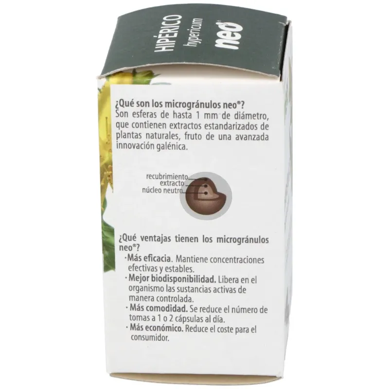 Neo Hipérico Microgránulos 45 cápsulas | Farmacia Barata