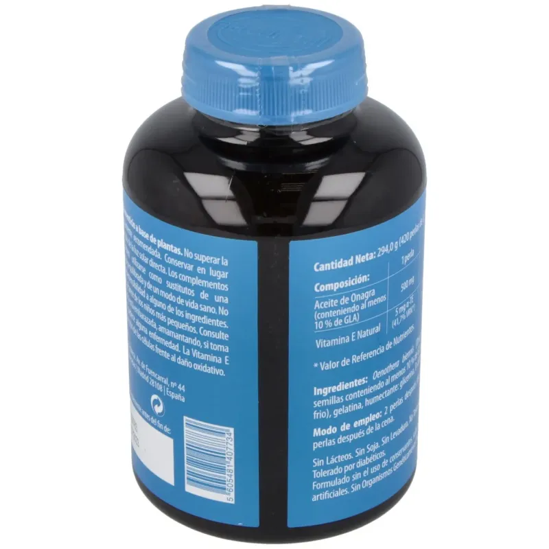 Naturmil Onagra con Vitamina E, 420 Perlas | Farmacia Barata Naturmil Onagra con Vitamina E, 420 Perlas | Farmacia Barata