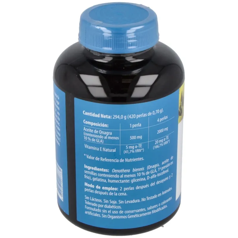 Naturmil Onagra con Vitamina E, 420 Perlas | Farmacia Barata Naturmil Onagra con Vitamina E, 420 Perlas | Farmacia Barata