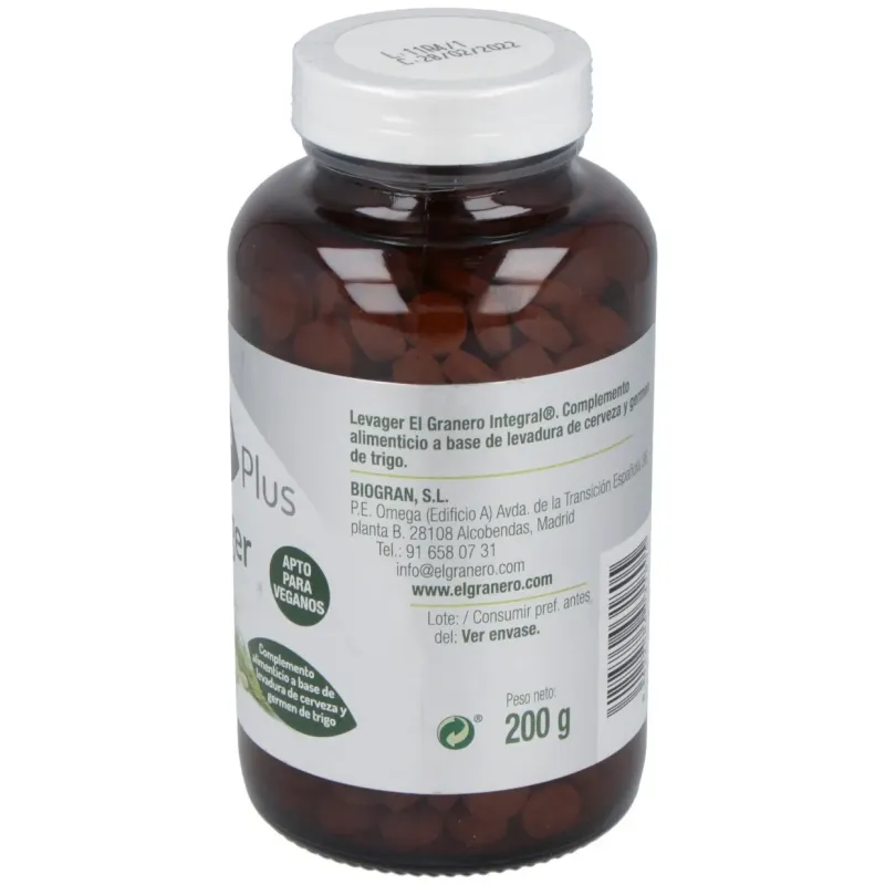 Levager Levadura de Cerveza y Germen de Trigo | Farmacia Barata Levager Levadura de Cerveza y Germen de Trigo | Farmacia Barata