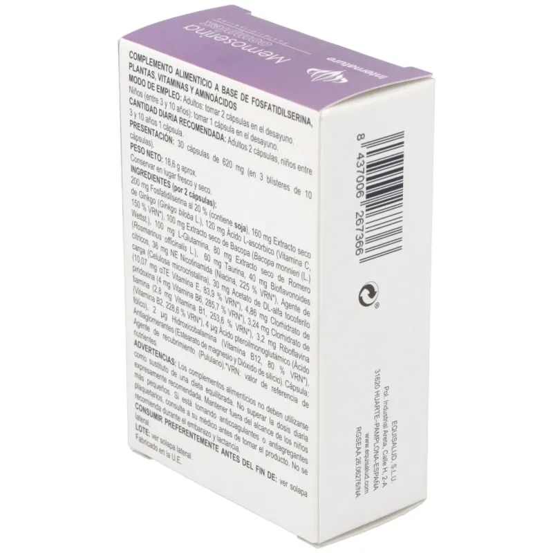 Memoserina Complex 30 Cápsulas | Farmacia Barata Memoserina Complex 30 Cápsulas | Farmacia Barata