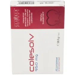 Glauber Pharma Gl Colesolv, 30 comprimidos.