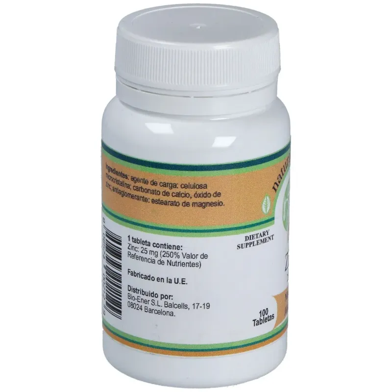 Nutri-Force Zinc 100 comprimidos | Farmacia Barata