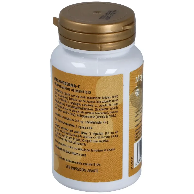 Meganoderma-C 750 mg 60 cápsulas | Farmacia Barata